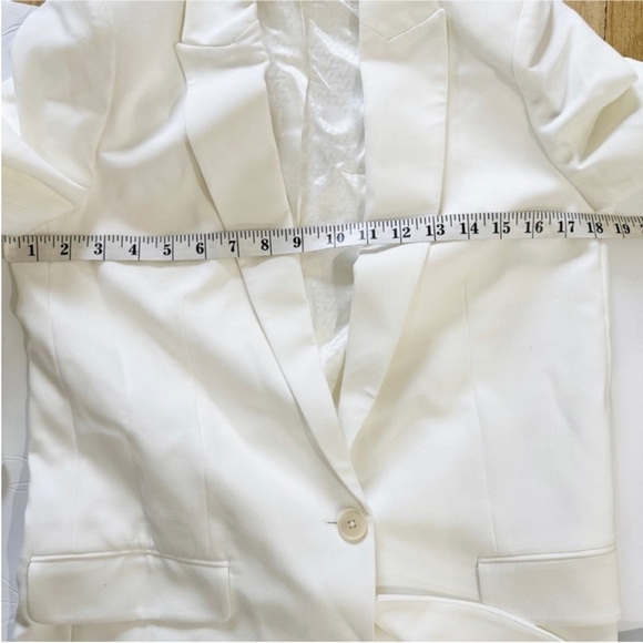 Zadig & Voltaire off-white "Art is Truth" rhinestone embellished blazer NEW - Picture 10 of 14